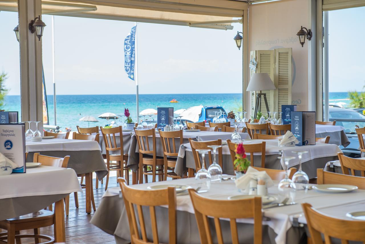 Georgalas Sun Beach Rooms Nea Kallikrateia Exterior foto